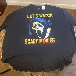 Scream-Ghostface Horror Tee / 3XL / Black / Brand New
